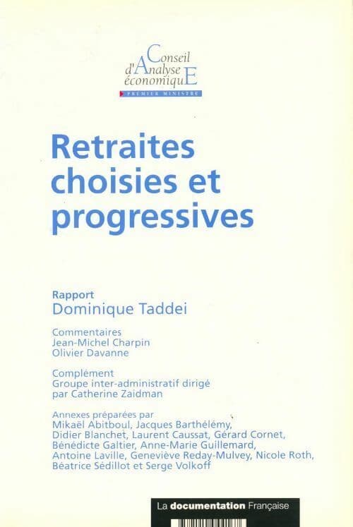 Retraites choisies et progressives - Collectif